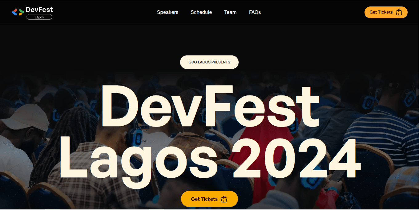DevFest Lagos 2024 Official Website